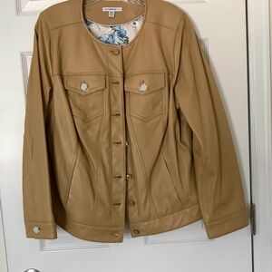 Isaac Mizrahi Leather Jacket, 18W